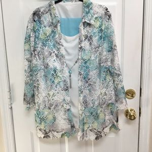 Alfred Dunner 2 piece capri outfit